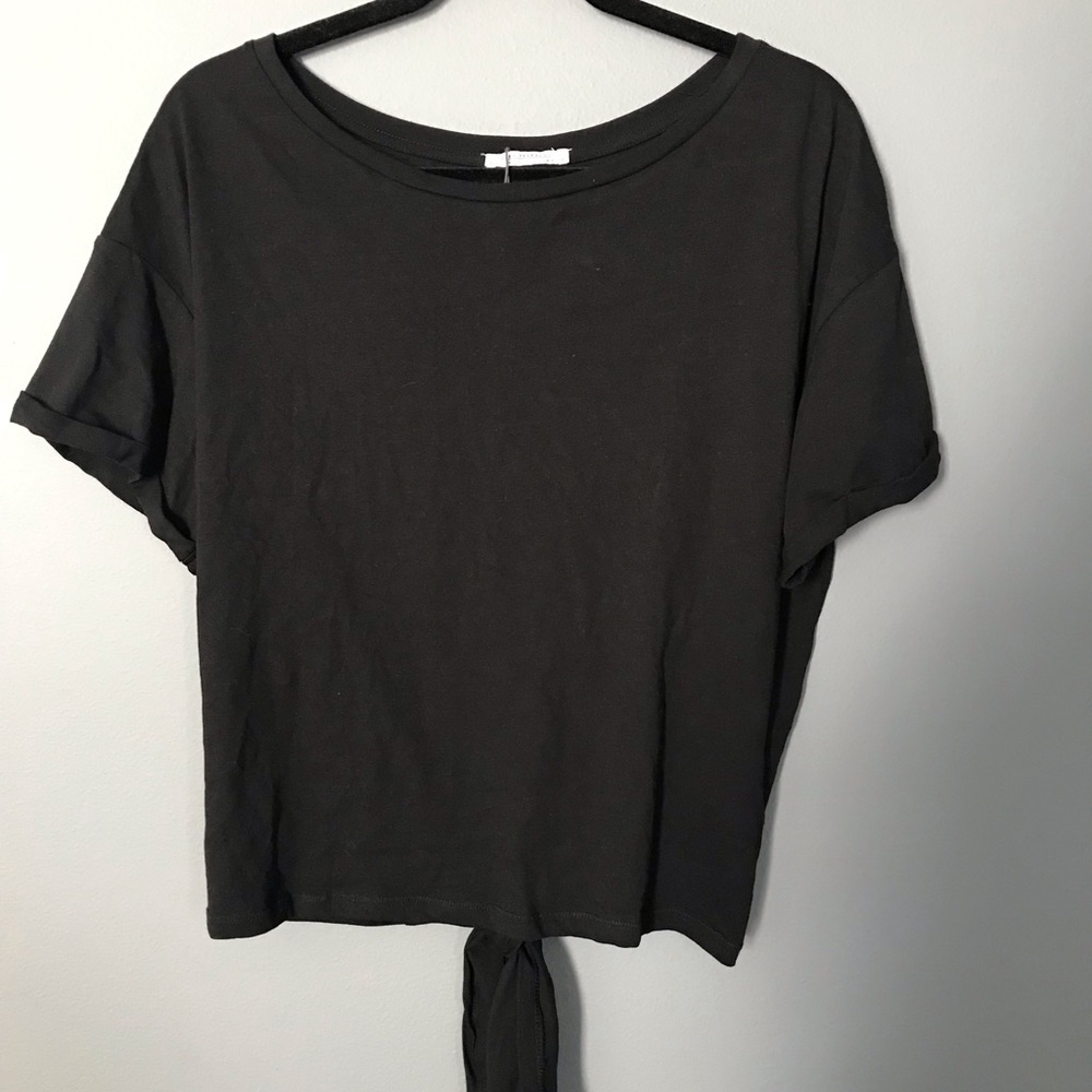Zara tie-back t-shirt